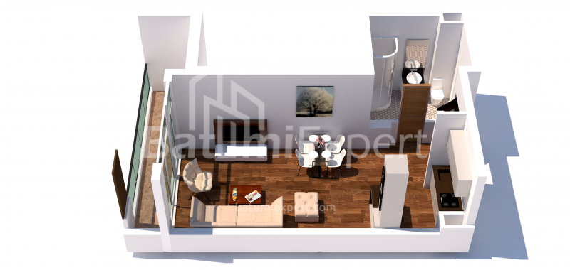 Квартира 33.2 м² - Леха и Марии Качинских, Батуми, Грузия
