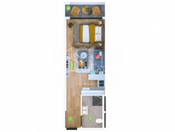 Квартира 33.6 м² - Шерифа Химшиашвили, Батуми, Грузия