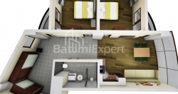 Квартира 84.54 м² - Мезгваурта, Чакви, Грузия