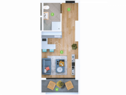 Квартира 1-комн 30.2 м² - Шерифа Химшиашвили, Батуми