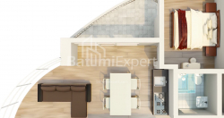 Квартира 57.88 м² - Мезгваурта, Чакви, Грузия