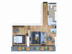 Квартира 2-комн 61 м² - Шерифа Химшиашвили, Батуми