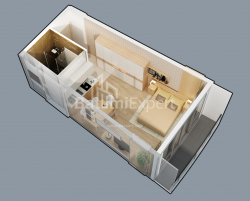 Строящийся объект 1-комн 34.8 м² - Леха и Марии Качинских, Батуми