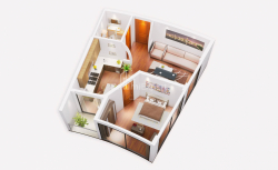 Квартира 1-комн 38.3 м² - Аллея Героев, Батуми