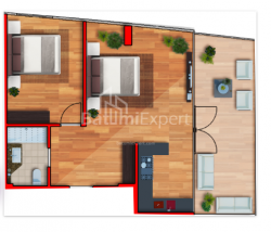 Квартира 90 м² - Леха и Марии Качинских, Батуми, Грузия
