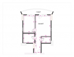 Квартира 58 м² - Фридиона Халваши, Батуми, Грузия