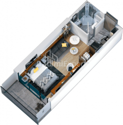 Квартира 1-комн 29.3 м² - Жиули Шартава, Батуми