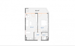 Квартира 2-комн 58.8 м² - Хайдара Абашидзе, Батуми