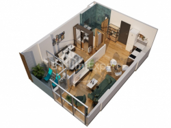 Квартира 2-комн 47 м² - Жиули Шартава, Батуми